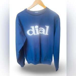 Vintage Navy XLG dial Soap Sweatshirt